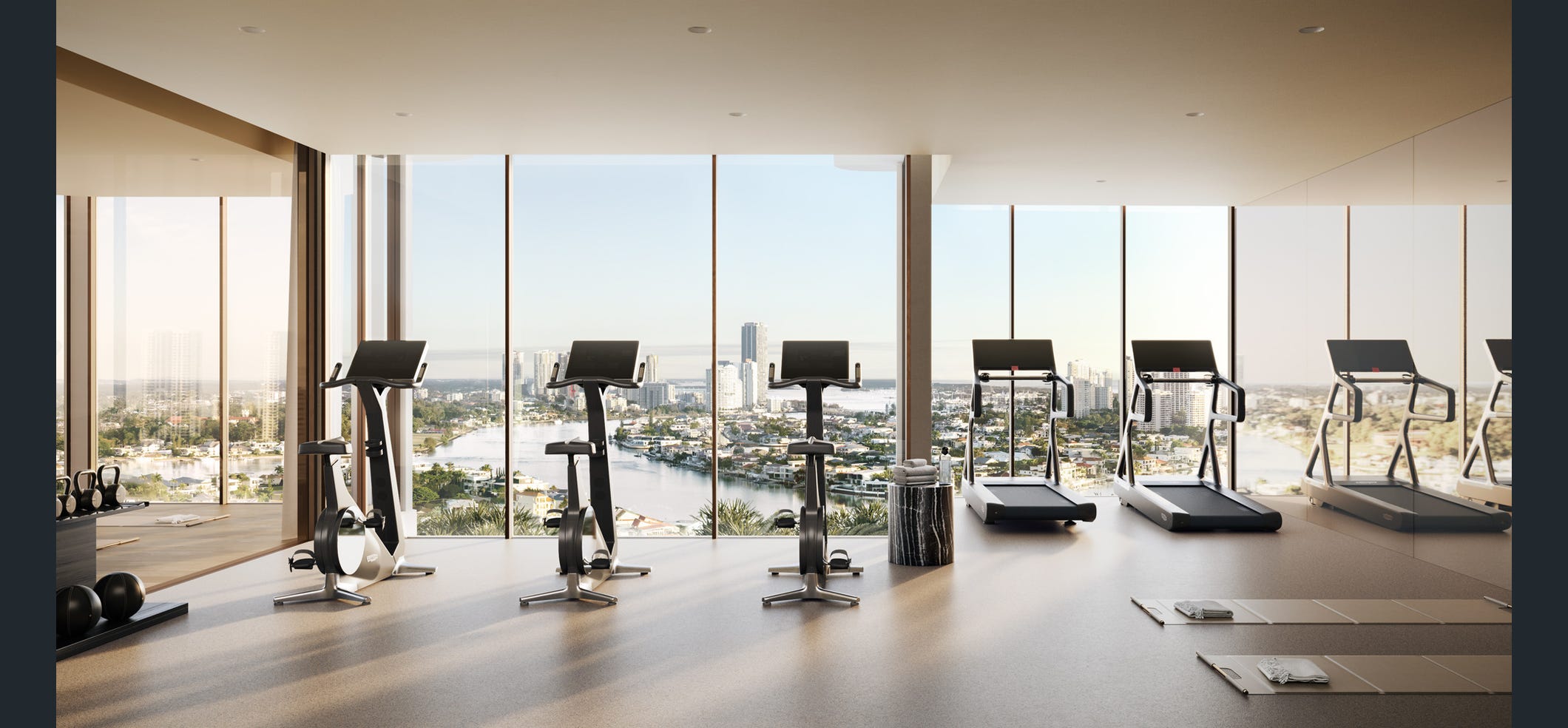Facade glazing and interior outlook