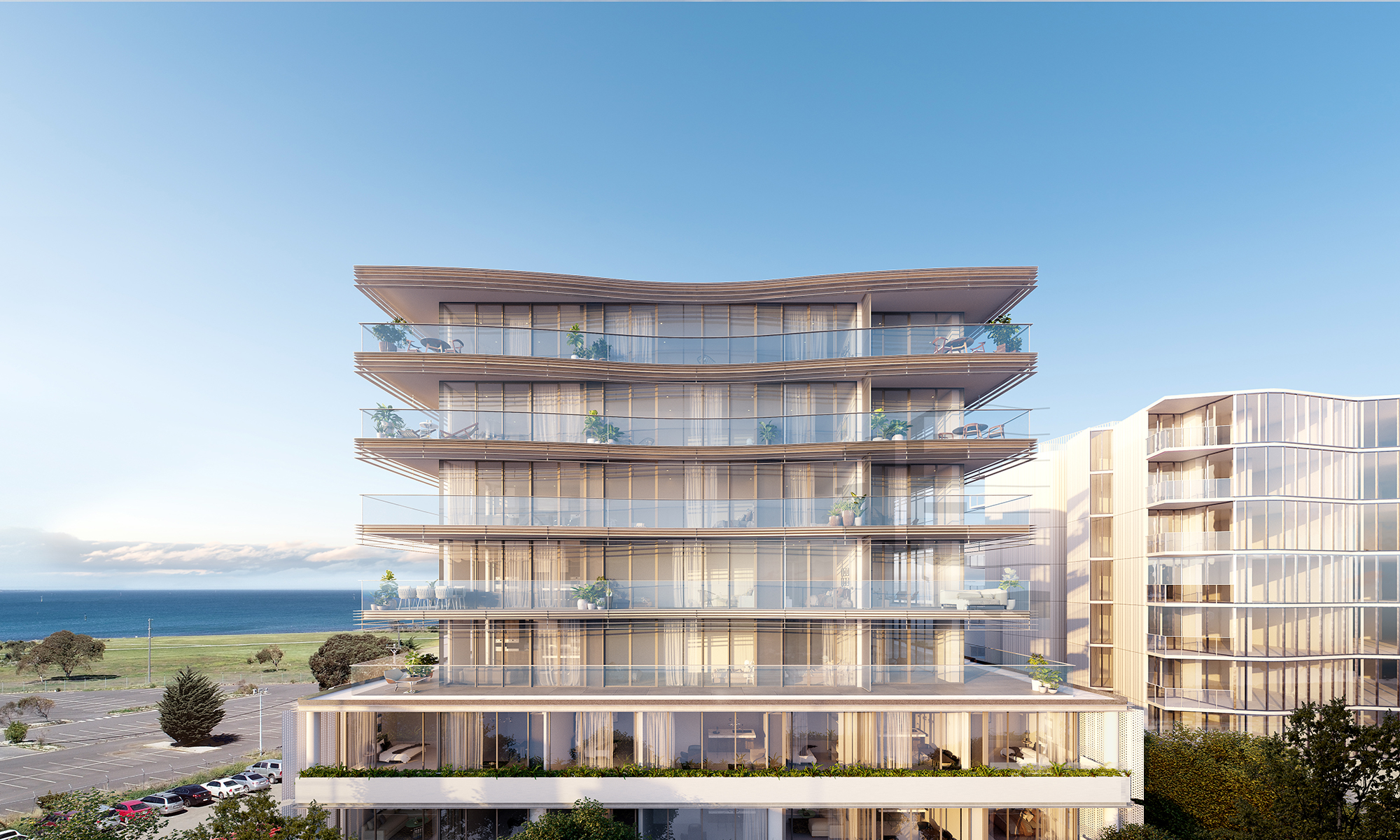 Lot8 Waterline facade project
