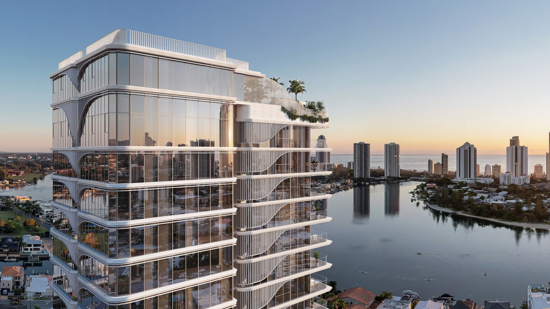 Nera facade overlooking the Nerang River